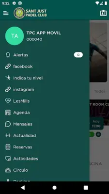Sant Just Padel Club android App screenshot 2